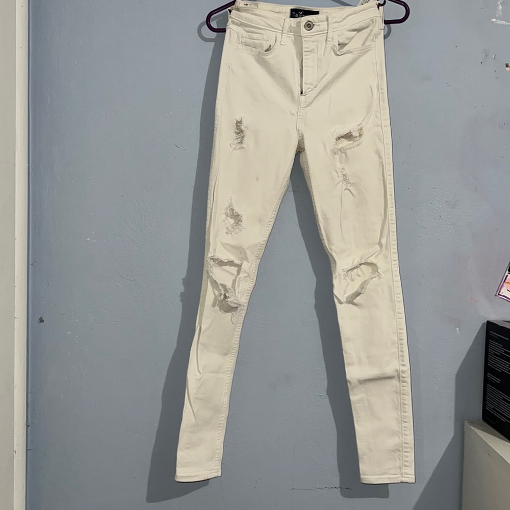 White jeans